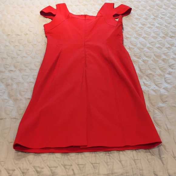 Milly size 12 dress in blood orange color - Picture 5 of 6